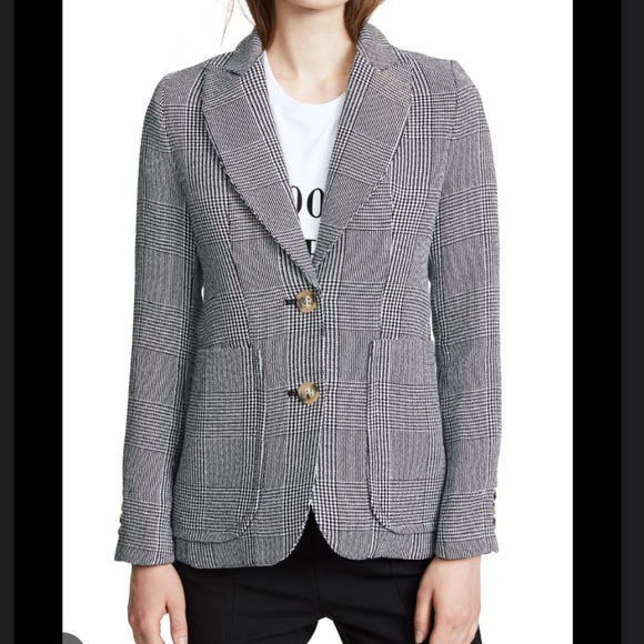 Smythe Portrait Neck Blazer, size 10, in excellent condition - Picture 3 of 3